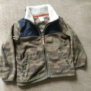 Carter's Camo 2T Fleece Jacket